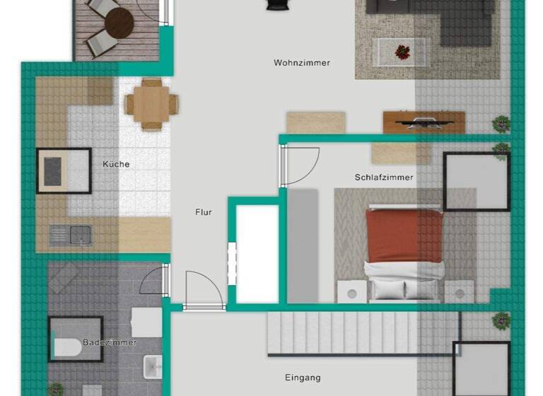Wohnung zum Kauf 200.000 € 2,5 Zimmer 55,3 m² 2. Geschoss Ohmenhausen Reutlingen 72770