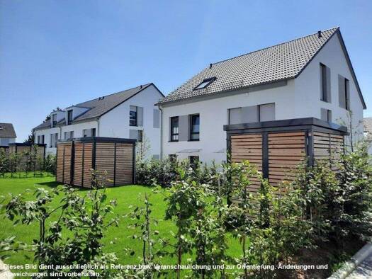 Doppelhaushälfte zum Kauf - Neubau provisionsfrei 524.900 € 5 Zimmer 142 m² 215 m² Grundstück frei ab sofort Obere Hauptstraße Hahnheim 55278