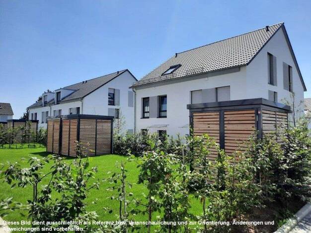 Doppelhaushälfte zum Kauf - Neubau provisionsfrei 524.900 € 5 Zimmer 142 m² 215 m² Grundstück frei ab sofort Obere Hauptstraße Hahnheim 55278