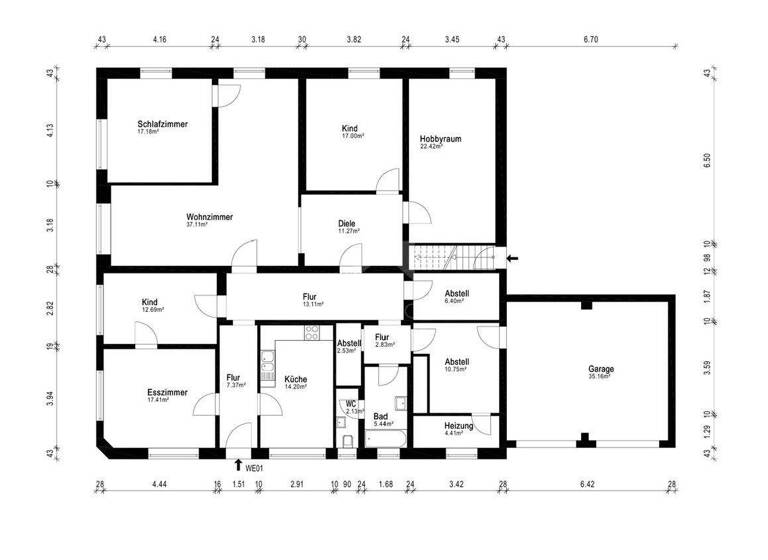 Mehrfamilienhaus zum Kauf als Kapitalanlage geeignet 795.000 € 17 Zimmer 567 m² 644 m² Grundstück Rieden 87668