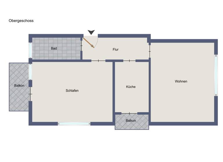 Wohnung zum Kauf 230.000 € 2 Zimmer 56 m²<br/>Wohnfläche 1.<br/>Geschoss Bad Cannstatt Stuttgart 70372