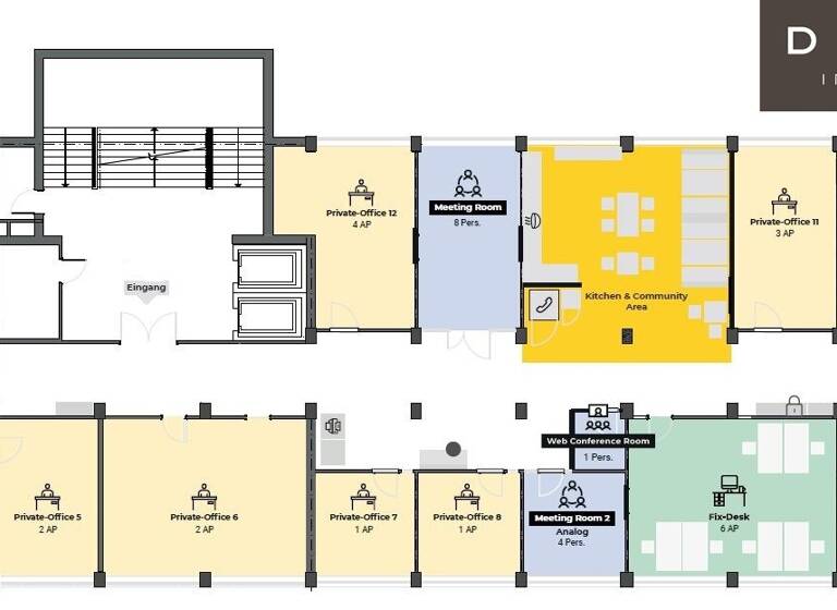 Coworking Space zur Miete teilbar ab 11 m² Wien 1040