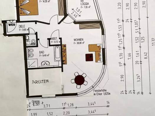 Wohnung zur Miete 960 € 3 Zimmer 80 m² Geschoss 3/4 frei ab 01.04.2026 Weststraße 1 Bad Neuenahr Bad Neuenahr-Ahrweiler 53474