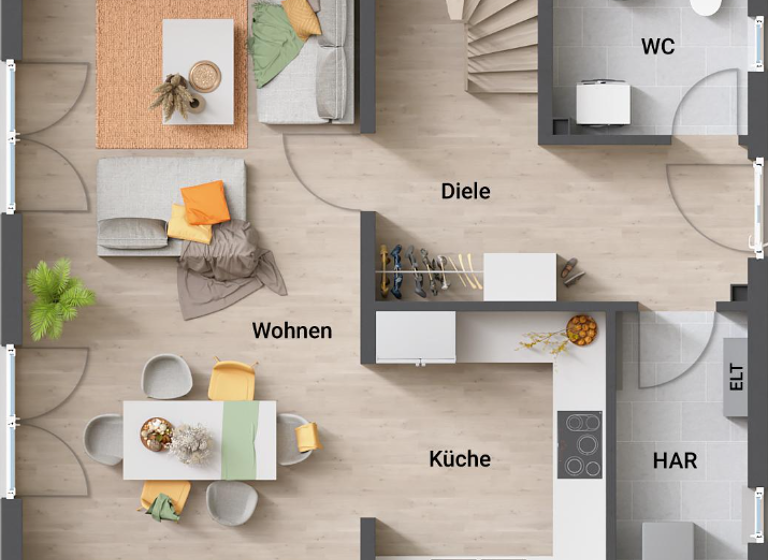 Haus zum Kauf provisionsfrei 348.800 € 4 Zimmer 114 m² 561 m² Grundstück Aach 54298