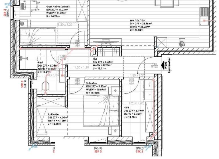 Wohnung zum Kauf 279.900 € 3 Zimmer 83,6 m² Hauptstraße 22 Völlenerfehn Westoverledingen 26810