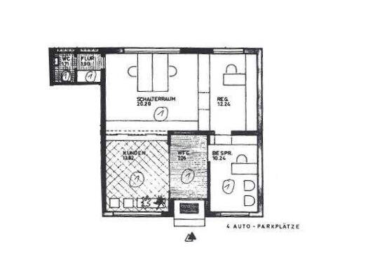 Bürofläche zur Miete 470 € 66 m² Bürofläche Aufheim Senden 89250