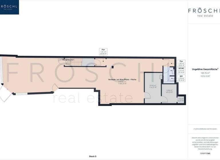 Büro zum Kauf 994 € 6,1 m² Bürofläche Feldkirchen in Kärnten 9560