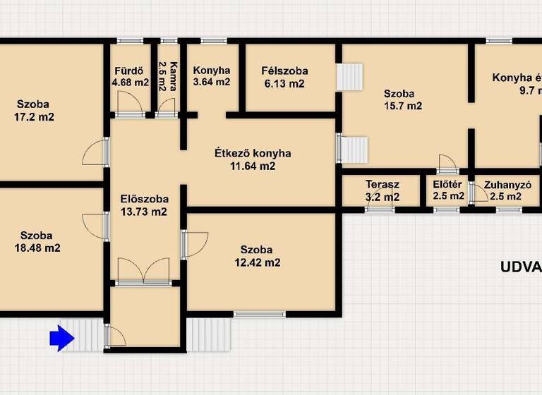 Einfamilienhaus zum Kauf 52.500 € 4 Zimmer 127 m² 1.438 m² Grundstück frei ab sofort Böhönye 8719