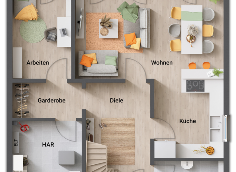 Villa zum Kauf - Erstbezug provisionsfrei 407.670 € 4 Zimmer 150 m² 561 m² Grundstück Treuenbrietzen 14929