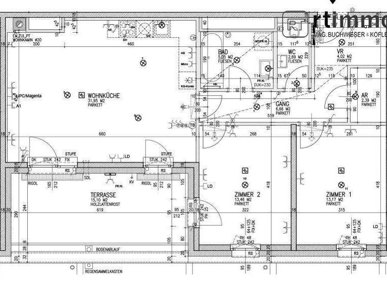 Wohnung zur Miete - Erstbezug 1.270 € 3 Zimmer 79,4 m² 3. Geschoss frei ab 15.03.2026 Wien 1210