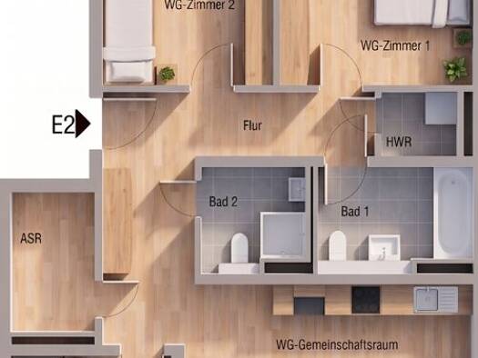 Wohnung zur Miete 1.777 € 4 Zimmer 107,7 m² EG frei ab sofort Neustadt Brandenburg an der Havel 14776