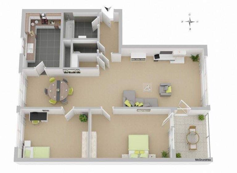 Wohnung zum Kauf 299.000 € 3,5 Zimmer 79,8 m² Echterdingen Leinfelden-Echterdingen 70771