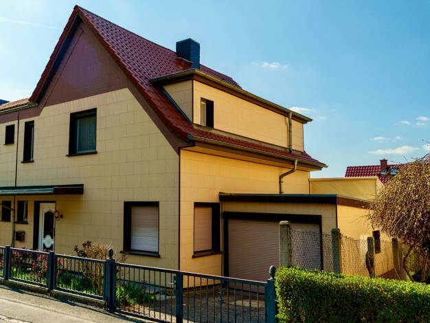 Reihenhaus zum Kauf provisionsfrei 439.000 € 5 Zimmer 110 m² 255 m² Grundstück Wenigenjena Jena 07749