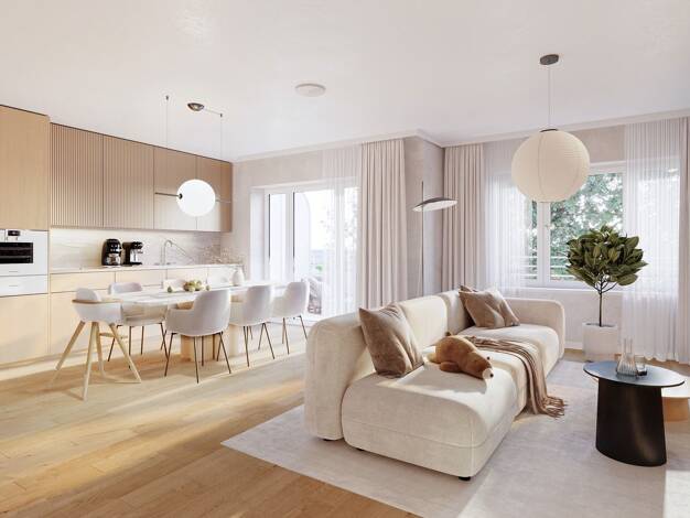 Wohnung zum Kauf - Erstbezug provisionsfrei 536.000 € 3 Zimmer 82,2 m² EG Liebermannstraße 70 Weißensee Berlin 13088