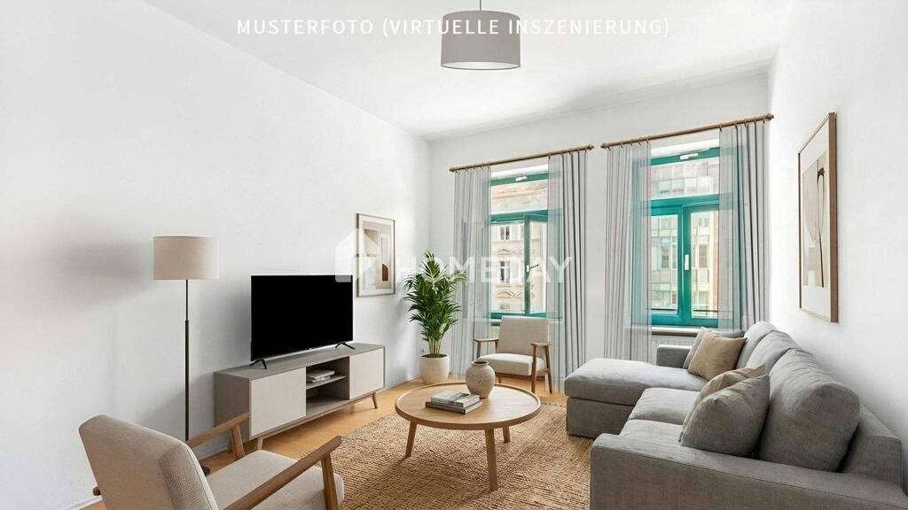 Wohnung zum Kauf 105.000 € 2 Zimmer 47 m² 2. Geschoss Gohlis-Süd Leipzig 04155