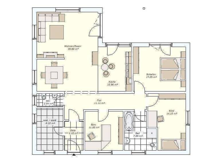 Bungalow zum Kauf provisionsfrei 368.463 € 4 Zimmer 123 m² 600 m² Grundstück Großpötzschau 12 Pötzschau Rötha 04571