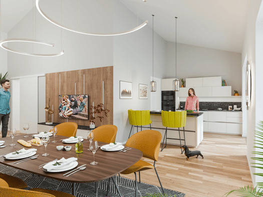 Wohnung zum Kauf - Erstbezug 259.208 € 60 m² frei ab sofort Aurach am Hongar 4861