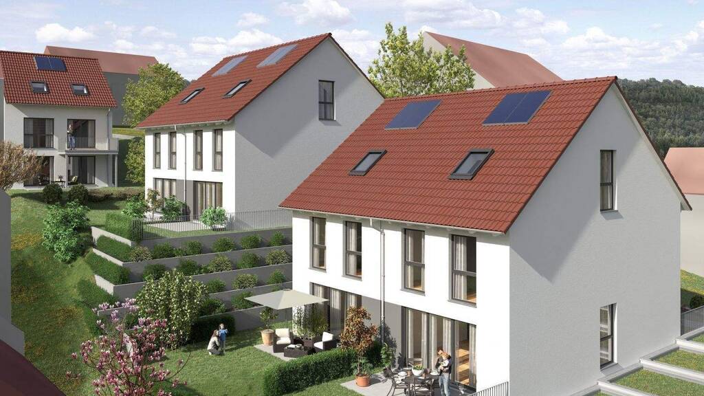 Doppelhaushälfte zum Kauf provisionsfrei 652.600 € 6 Zimmer 133 m² 252 m² Grundstück Weiler zum Stein Leutenbach 71397