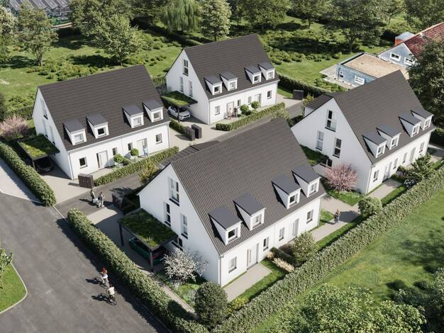 Doppelhaushälfte zum Kauf - Neubau provisionsfrei 718.400 € 5 Zimmer 141 m² 239 m² Grundstück frei ab 01.04.2027 Holzwegfeld 10 Höfles Nürnberg 90427