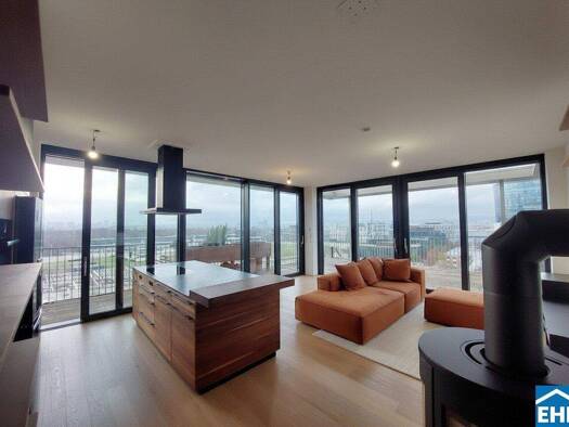 Wohnung zur Miete 3.209 € 3 Zimmer 97,2 m² 10. Geschoss Vorgartenstraße Wien 1020