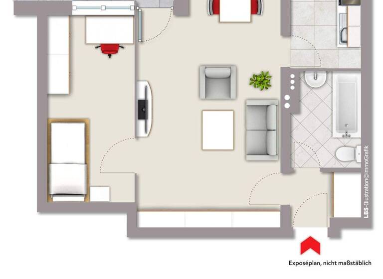 Wohnung zum Kauf 180.000 € 2 Zimmer 44,4 m² 5. Geschoss Buckow Berlin 12351