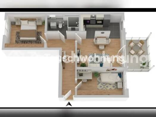 Wohnung zur Miete Tauschwohnung 800 € 3 Zimmer 72 m² Ruhlsdorf Teltow 14513