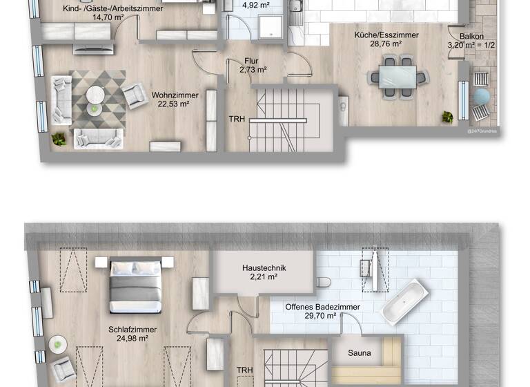 Wohnung zum Kauf 659.900 € 4 Zimmer 133,7 m² 2. Geschoss Landsberg Landsberg am Lech 86899