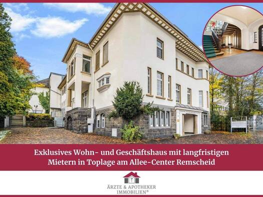 Haus zum Kauf 60 Zimmer 414,6 m² 1.961 m² Grundstück Elberfelder Straße 49 Innen Remscheid 42853
