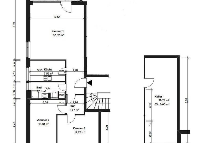 Wohnung zum Kauf 535.000 € 3 Zimmer 83 m² 1. Geschoss frei ab 01.06.2026 Nikolassee Berlin 14129