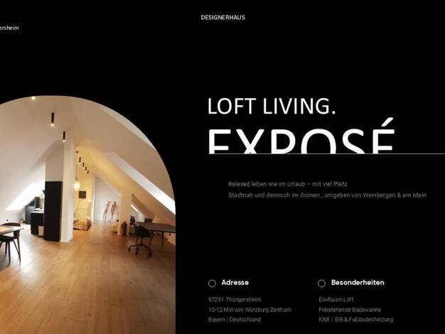 Loft zum Kauf 466.000 € 1 Zimmer 105 m² 2. Geschoss frei ab sofort Thüngersheim Thüngersheim 97291