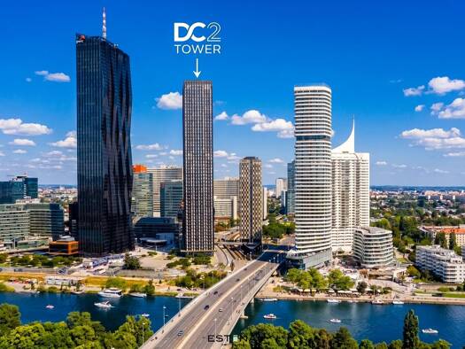 Studio zur Miete - Erstbezug 972 € 1 Zimmer 34 m² 32. Geschoss Donau-City-Straße Wien 1220