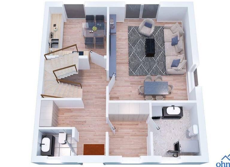 Doppelhaushälfte zur Miete 1.195 € 4 Zimmer 101 m² 500 m² Grundstück Fichtenweg 35 Dorfmark Bad Fallingbostel OT Dorfmark 29683