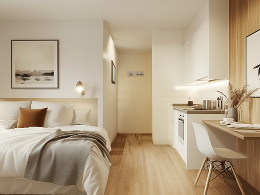 Wohnung zum Kauf - Neubau provisionsfrei 278.019 € 1 Zimmer 29,4 m² 2. Geschoss frei ab sofort Fahrstraße 13 Innenstadt Erlangen 91054