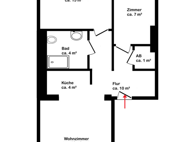 Wohnung zum Kauf 232.000 € 3 Zimmer 61 m² 3. Geschoss Ostertor Bremen 28203