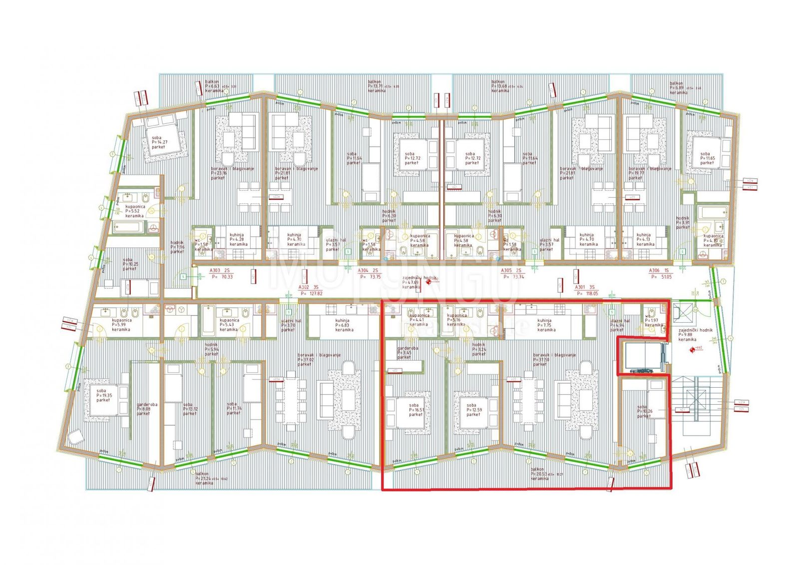 Wohnung zum Kauf 575.055 € 4 Zimmer 128 m²<br/>Wohnfläche 3.<br/>Geschoss Porec center