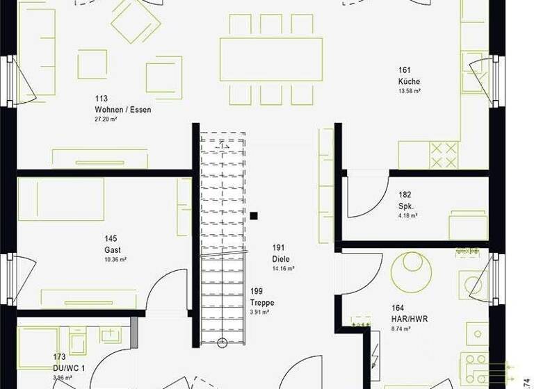 Einfamilienhaus zum Kauf provisionsfrei 458.000 € 6 Zimmer 169 m² 570 m² Grundstück Holzschwang 89233