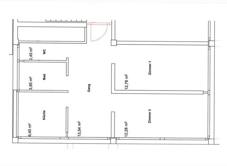 Wohnung zur Miete 660 € 2 Zimmer 54 m² Lochau 6911