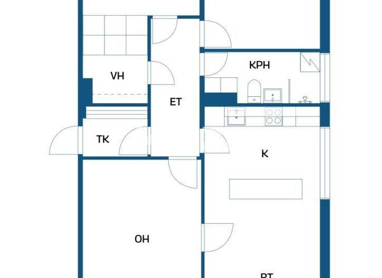 Studio zum Kauf 156.000 € 3 Zimmer 86 m² 1. Geschoss Syrjäkatu 2 Oulu 90130