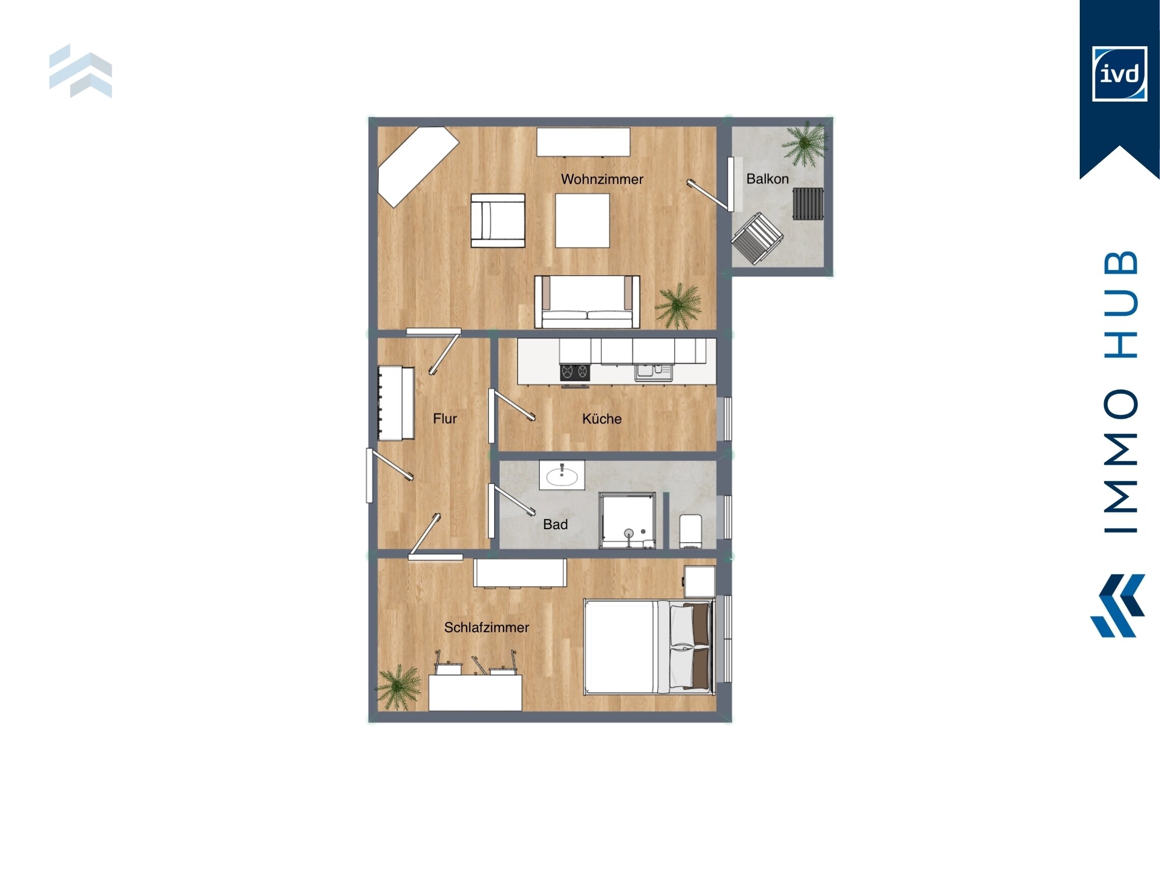 Wohnung zum Kauf 72.500 € 2 Zimmer 40,3 m²<br/>Wohnfläche 2.<br/>Geschoss Sellerhausen-Stünz Leipzig 04328