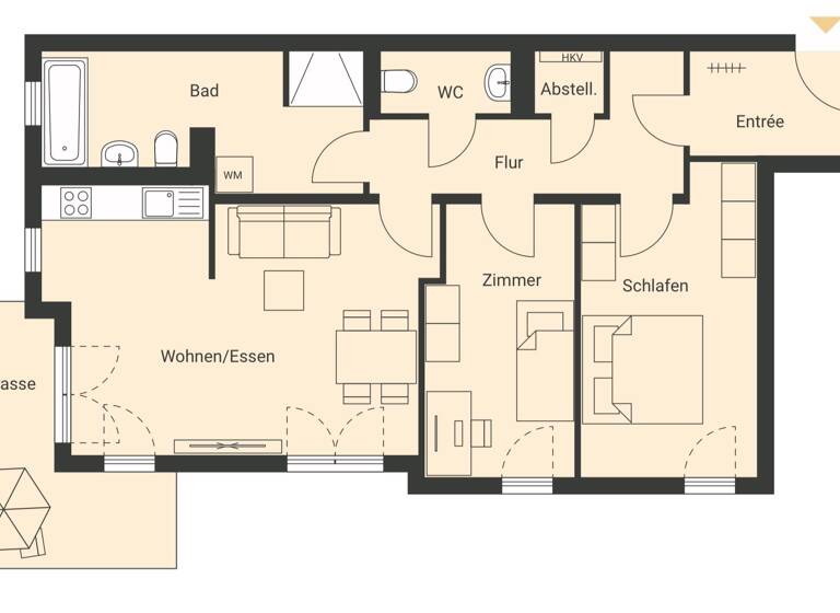 Wohnung zum Kauf provisionsfrei 448.800 € 3 Zimmer 81,5 m²<br/>Wohnfläche EG<br/>Geschoss ab sofort<br/>Verfügbarkeit Hanshäger Straße 14d Zingst Zingst 18374