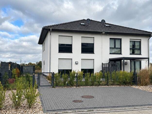 Doppelhaushälfte zur Miete - Erstbezug 1.700 € 4 Zimmer 125 m² 337 m² Grundstück Rehberge 27 Biederitz Biederitz 39175