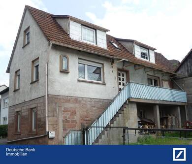 Einfamilienhaus zum Kauf provisionsfrei 46.200 € 4 Zimmer 110 m² 159 m² Grundstück Aura Aura 97773