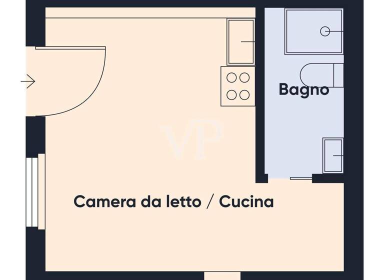 Studio zur Miete 800 € 1 Zimmer 27 m² 3. Geschoss frei ab 04.05.2026 Via Pietro Custodi 8 Milano 20136