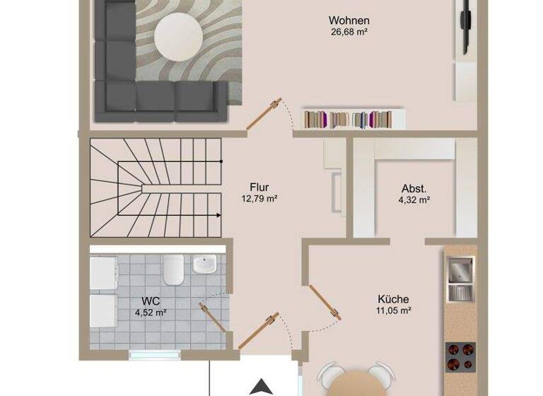 Reihenmittelhaus zum Kauf 220.000 € 4 Zimmer 113 m² 346 m² Grundstück Zscherndorf Sandersdorf-Brehna / Zscherndorf 06792