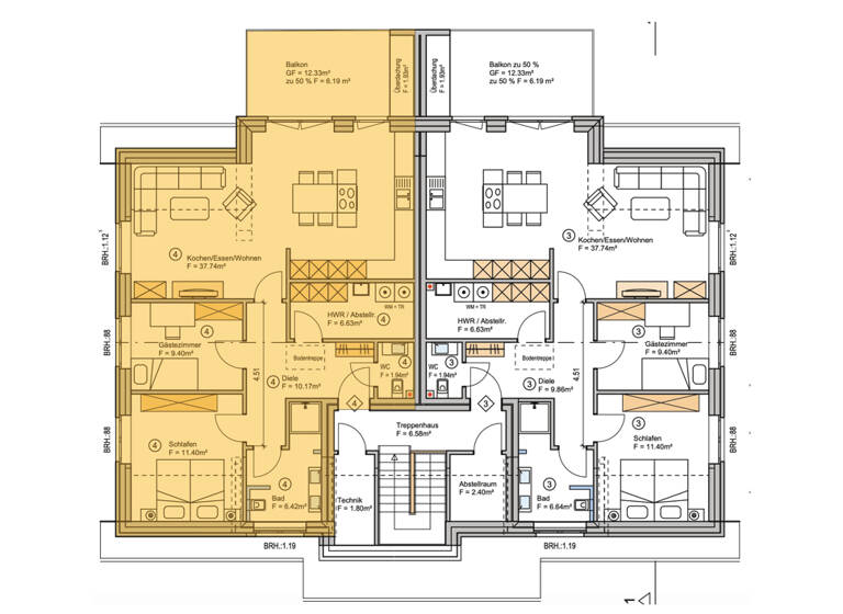 Wohnung zum Kauf 288.600 € 3 Zimmer 91 m²<br/>Wohnfläche Dachgeschoss<br/>Geschoss Uelsen Uelsen 49843