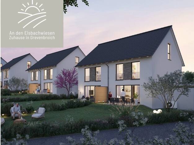 Doppelhaushälfte zum Kauf - Erstbezug provisionsfrei 599.900 € 5 Zimmer 132 m² 352 m² Grundstück Fürther Berg Elsen Grevenbroich 41515
