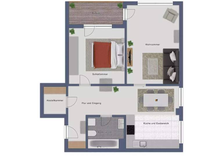 Wohnung zur Miete 1.200 € 2,5 Zimmer 81 m² Mitte Stuttgart 70182
