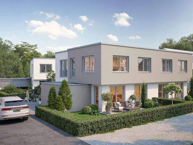 Doppelhaushälfte zum Kauf - Erstbezug provisionsfrei 795.000 € 5,5 Zimmer 122 m² 237 m² Grundstück Rederzhausen Friedberg 86316
