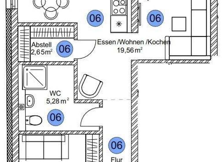 Studio zum Kauf provisionsfrei 143.000 € 2 Zimmer 42,5 m² 2. Geschoss frei ab 01.12.2026 Fridingen an der Donau 78567