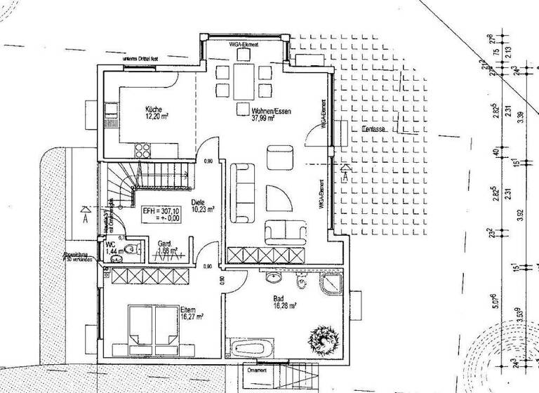 Einfamilienhaus zur Miete 1.570 € 5,5 Zimmer 159,3 m² 670 m² Grundstück frei ab 01.04.2026 Osterburken 74706